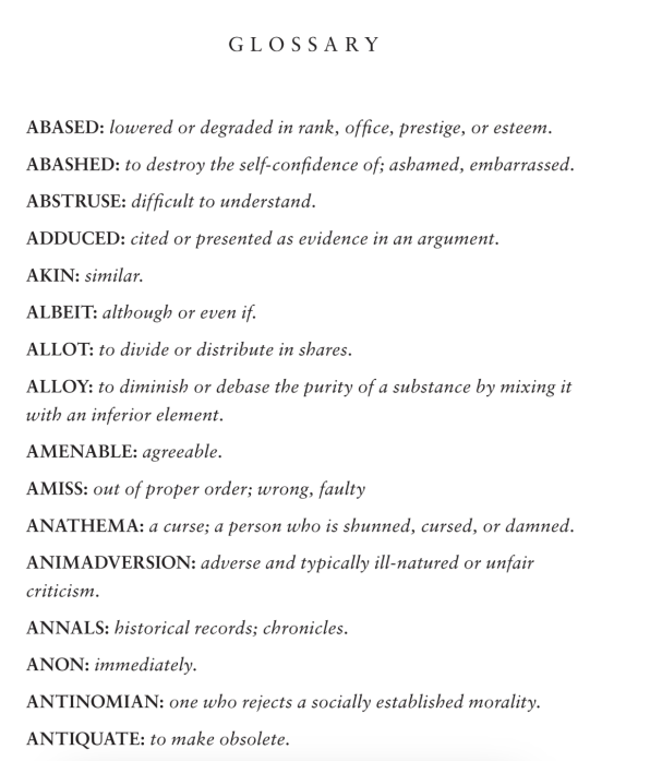 Glossary